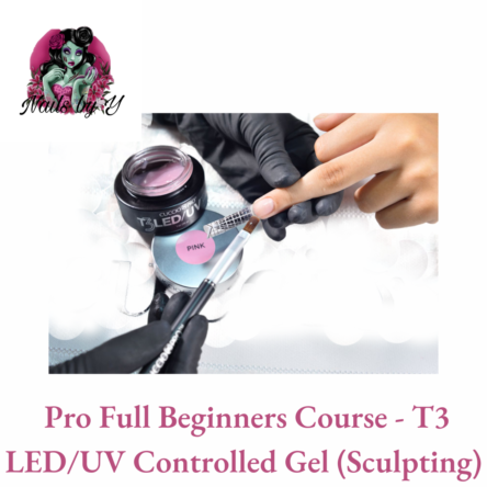 Cuccio Pro Full Beginners Course – T3 LED/UV Controlled Gel (Sculpting)